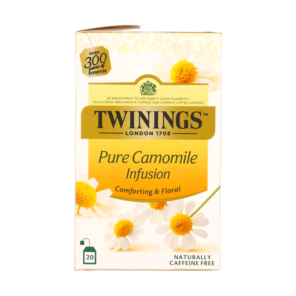 Infusión Té De Manzanilla TWININGS Caja De 20 Sobres 