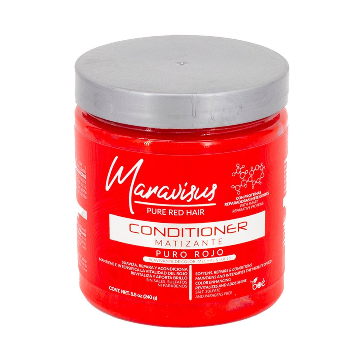 Acondicionador Matizante Maravisus Puro Rojo 251ml