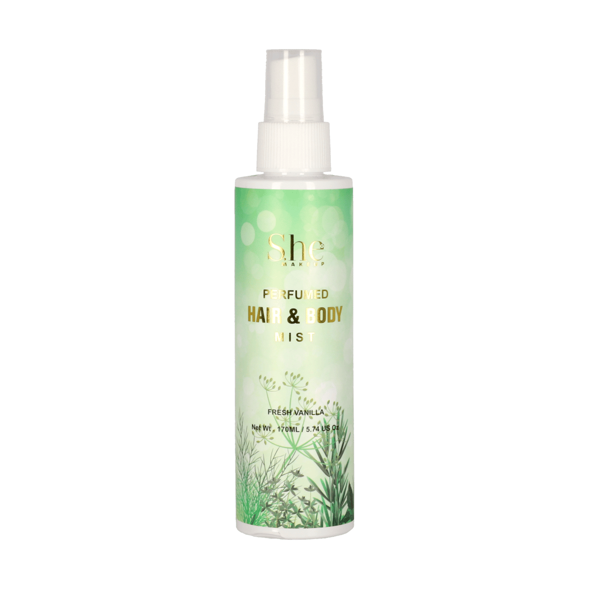 Loción Capilar y Corporal Aroma A Vainilla Fresca She Makeup 170 ml