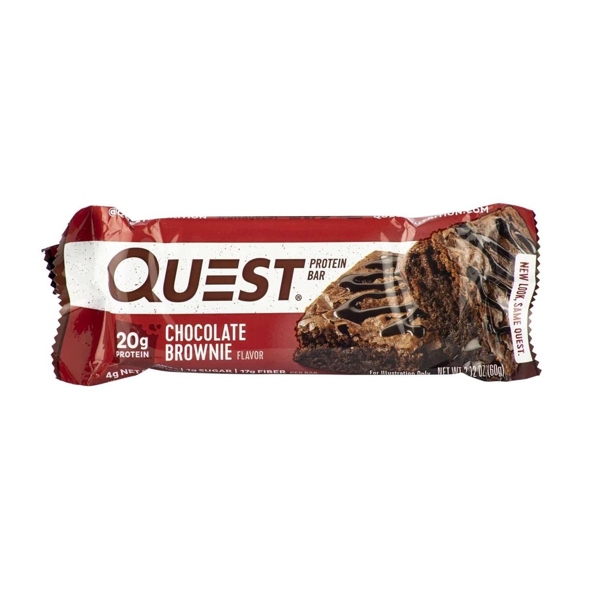 Barra de Proteína Quest Sabor Chocolate Brownie 60 g