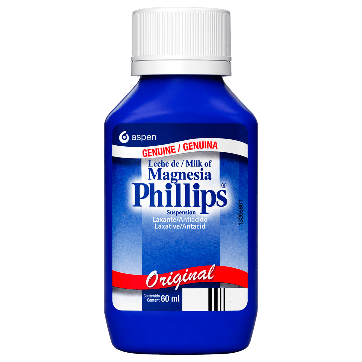 Leche de Magnesia Phillips Antiácido y Laxante 60 ml