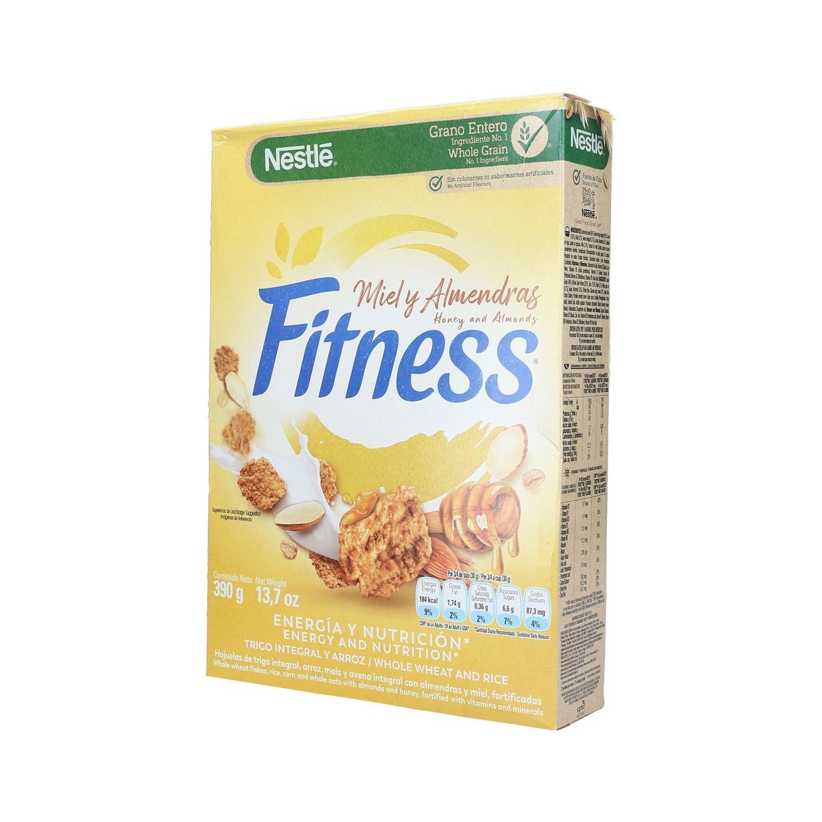 Cereal Fitness Miel Y Almendras 390g