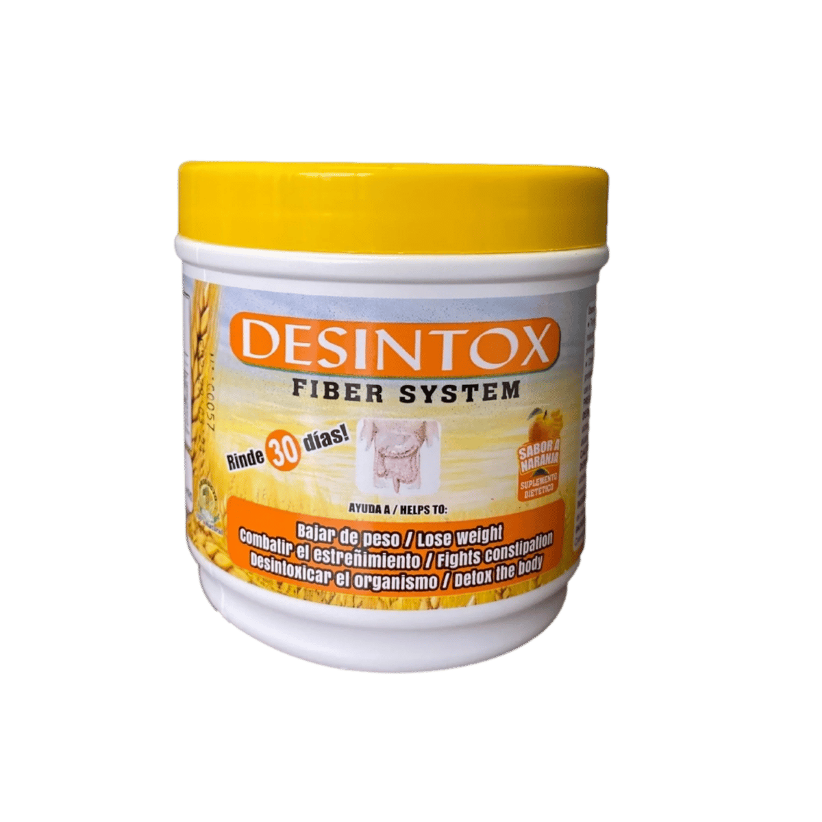 Fibra Desintox Sabor A Naranja 4oz