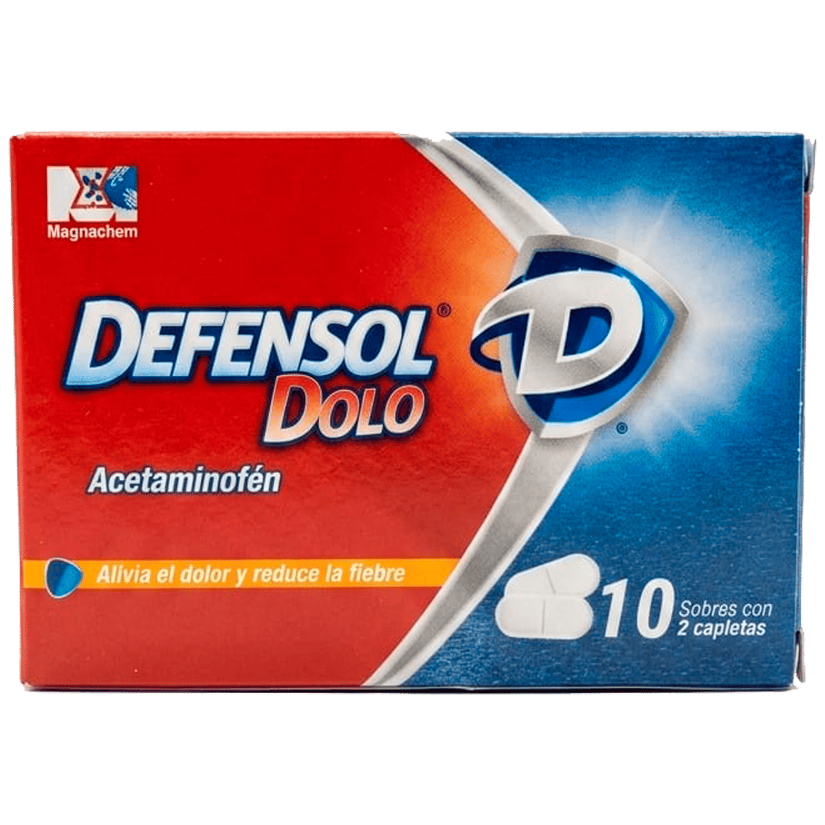 Acetaminofén Defensol Dolo 10 Sobres 
