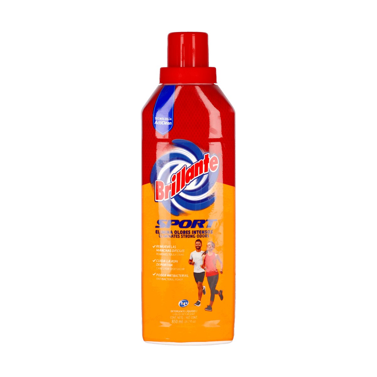 Detergente Liquido Brillante Sport 850 ml  