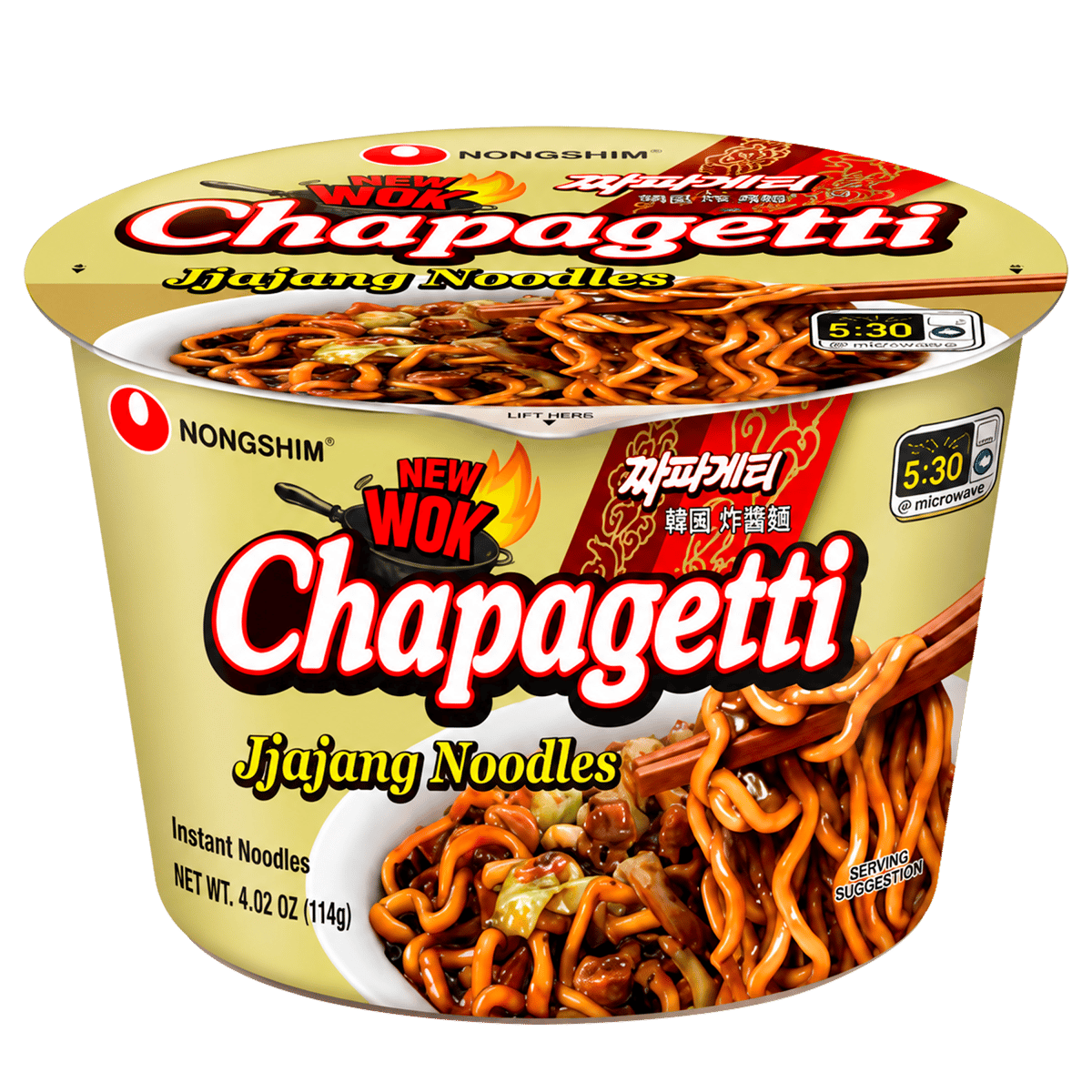 Fideos Instantáneos Nongshim Chapagetti en Bowl 114 g