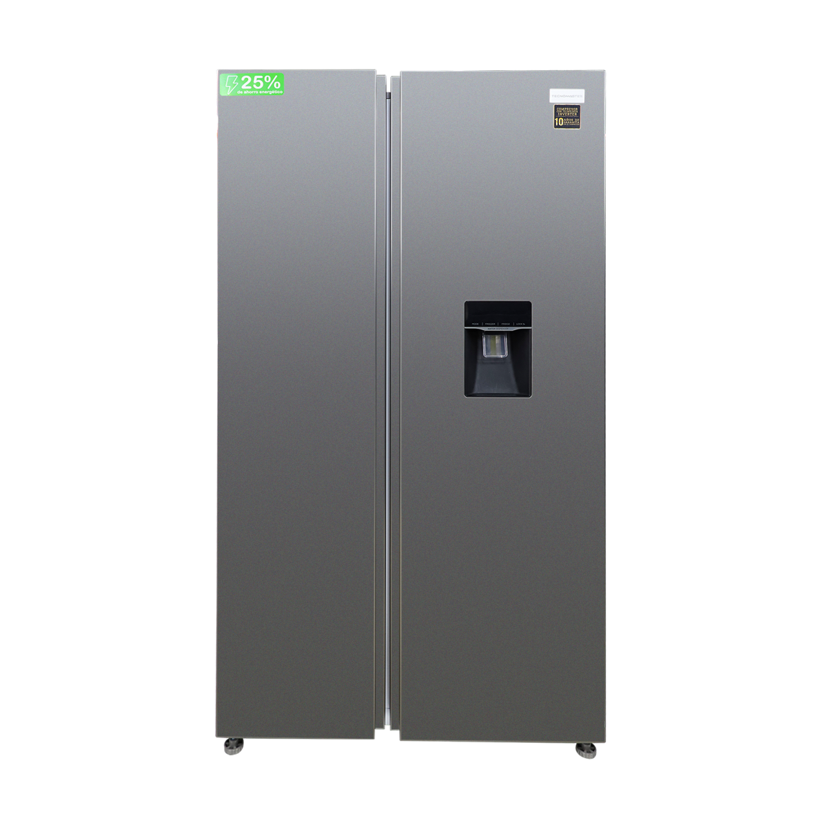 Nevera Tecnomaster Side By Side Con Dispensador 18 Pies³ HOF2-69SD