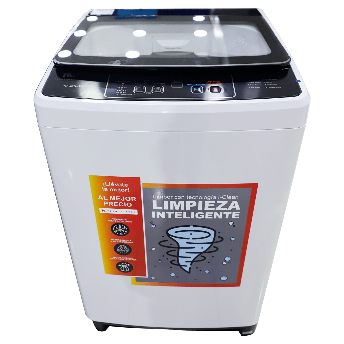 Lavadora Automática Tecnomaster 13 kg Carga Superior TM-WETL13W
