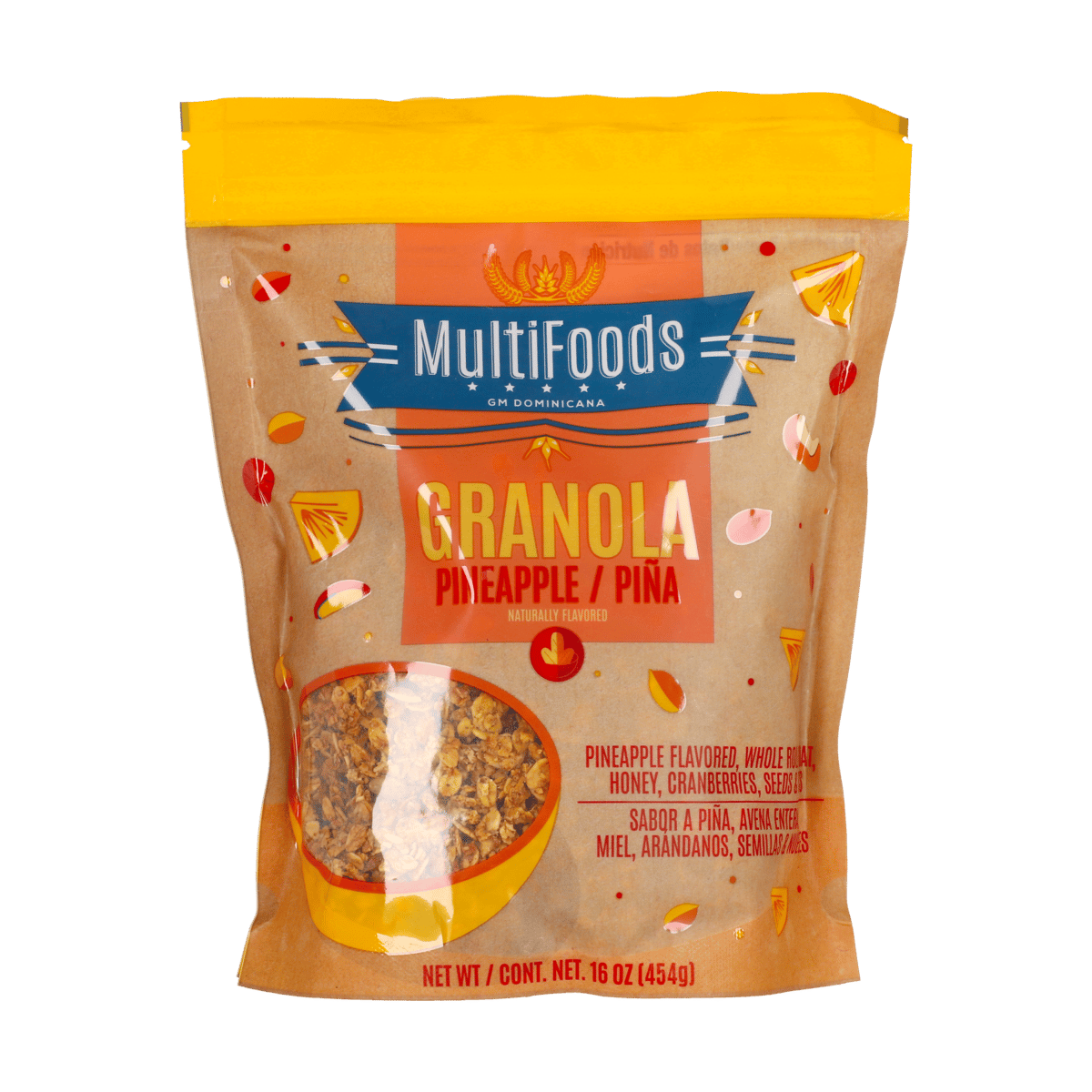 Granola Multifoods con Piña 454 g