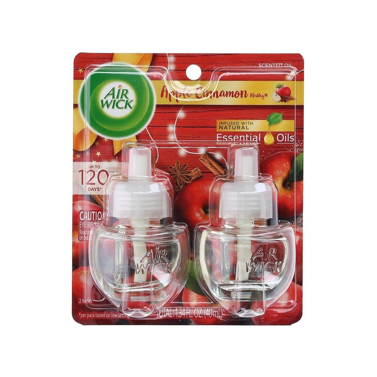Repuesto De Ambientador Air Wick  Canela Y Manzana 40ml
