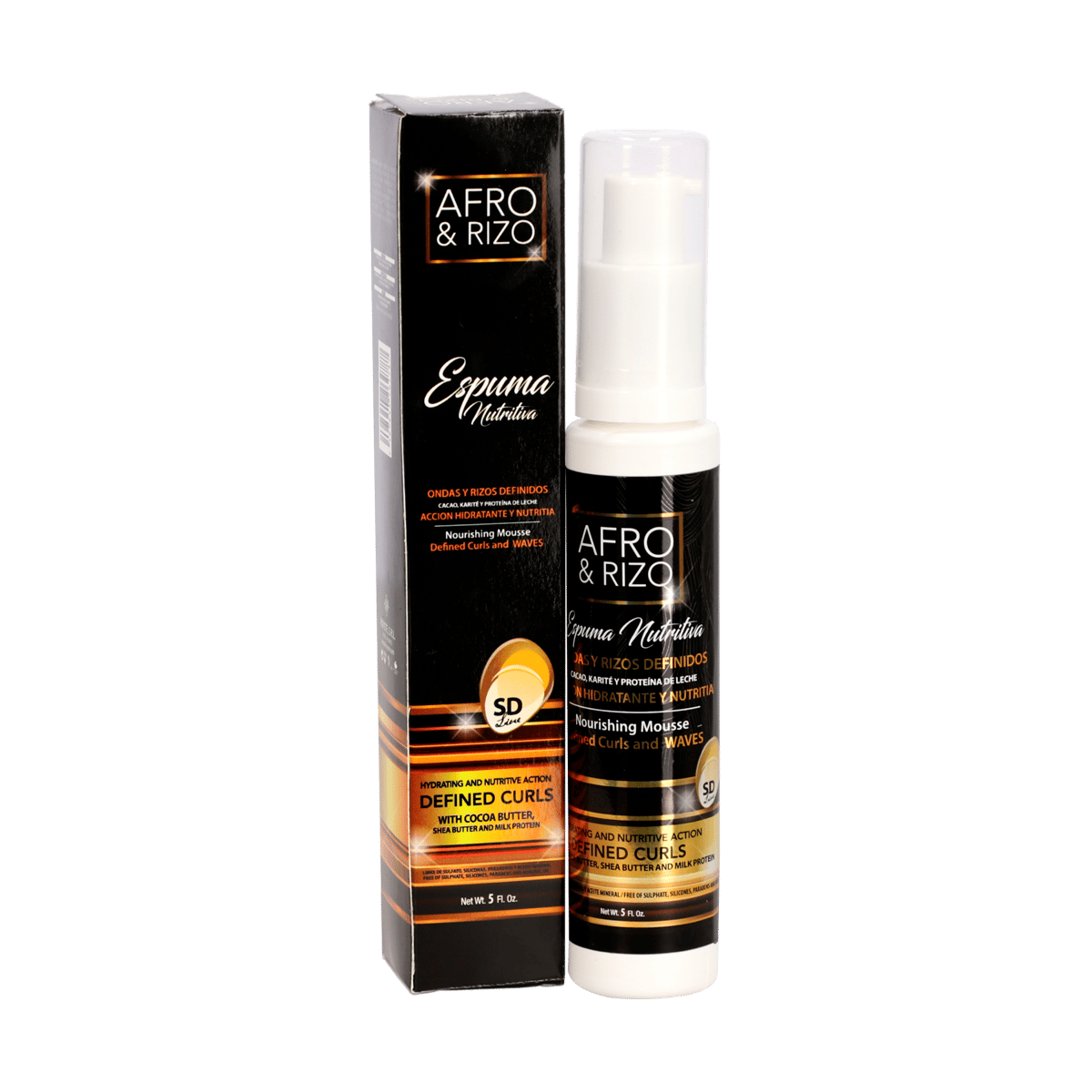 Espuma Nutritiva  Rizos Definidos Afro & Rizo 8Oz 