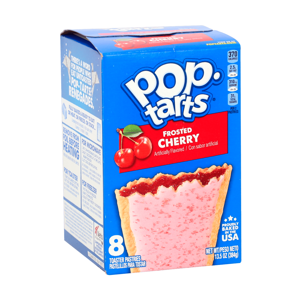 Pastelitos para tostadora Pop-Tarts® Fresa Glaseada 384 Gramos