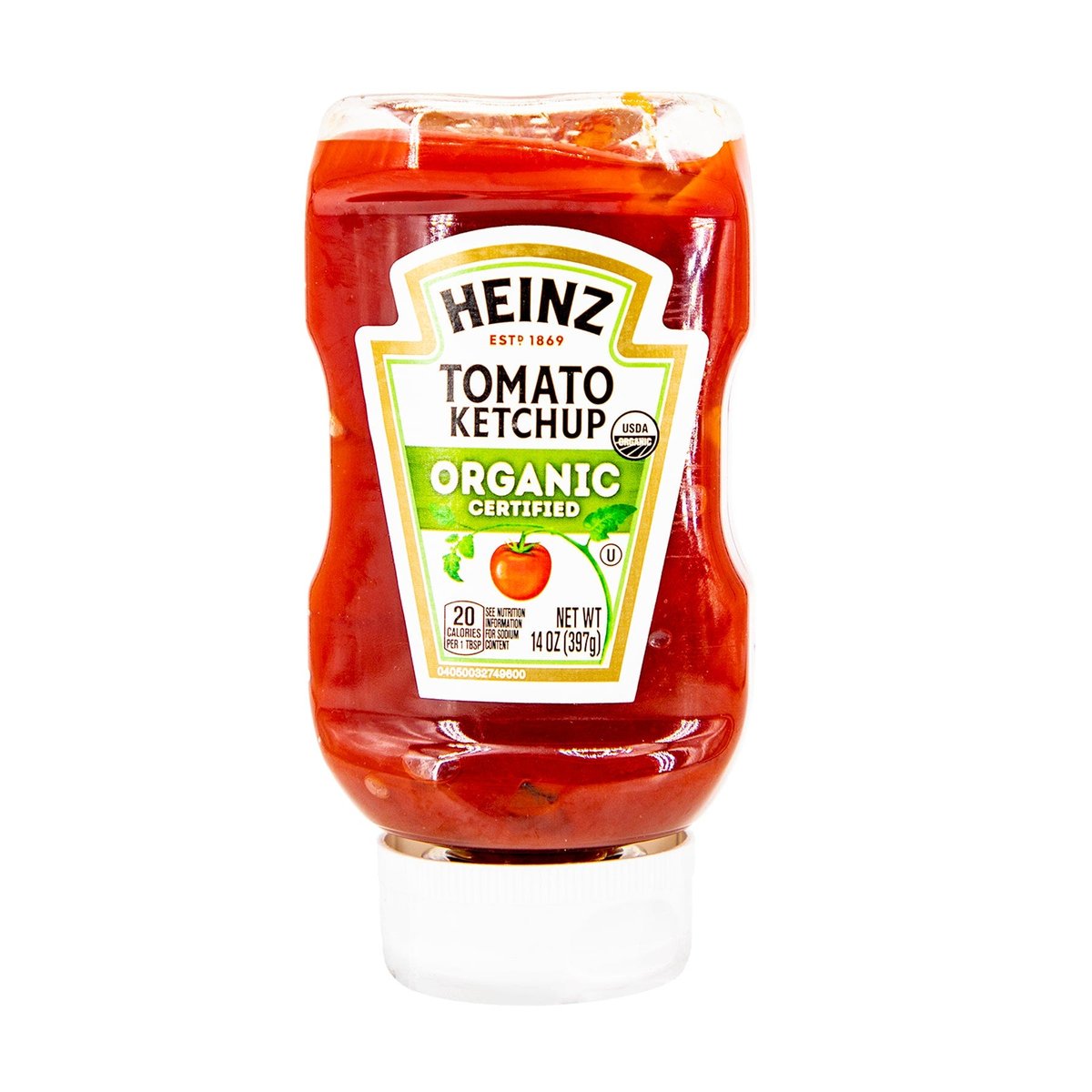 Ketchup Orgánico Heinz Plástico 14 Oz