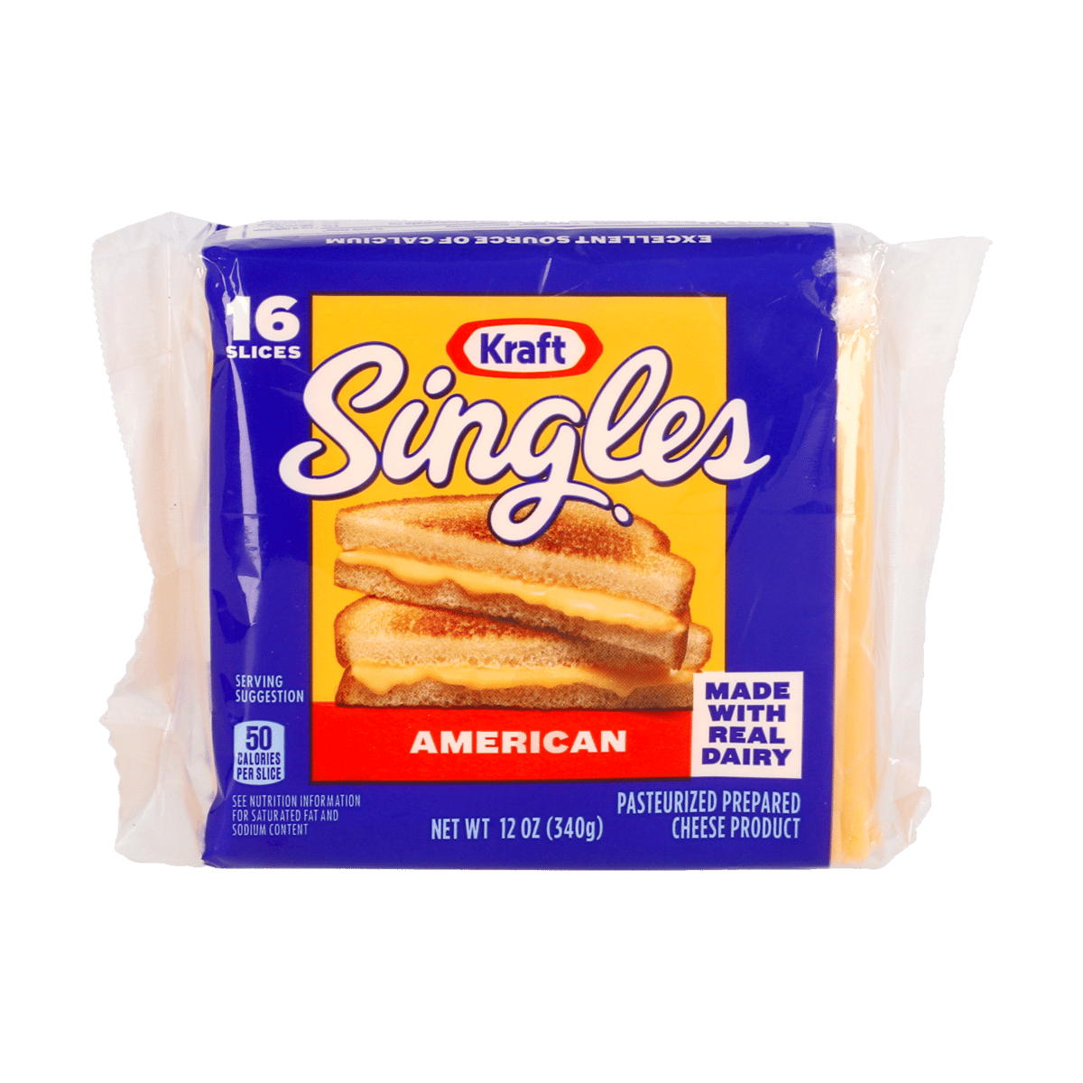 Queso Kraft American Singles 16 Rebanadas 12 oz
