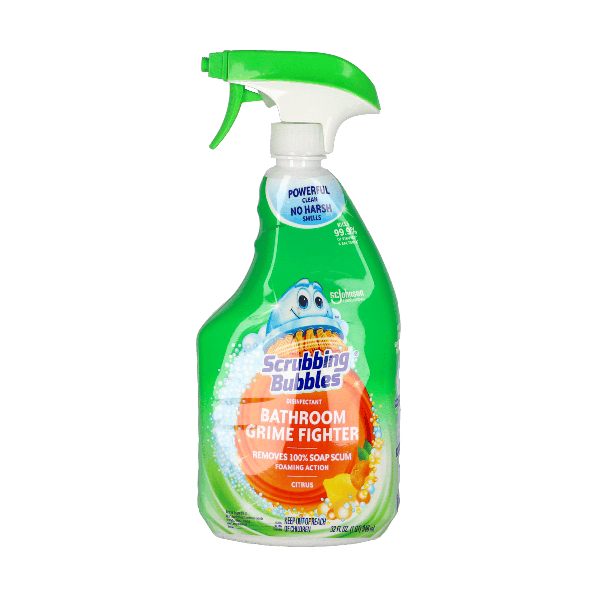 Limpiador de Baño Scrubbing Bubbles Grime Fighter Citrus 32 oz 