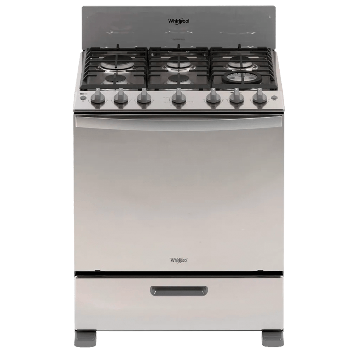 Estufa a Gas Whirlpool LWFR5050S 30" con Air Fry