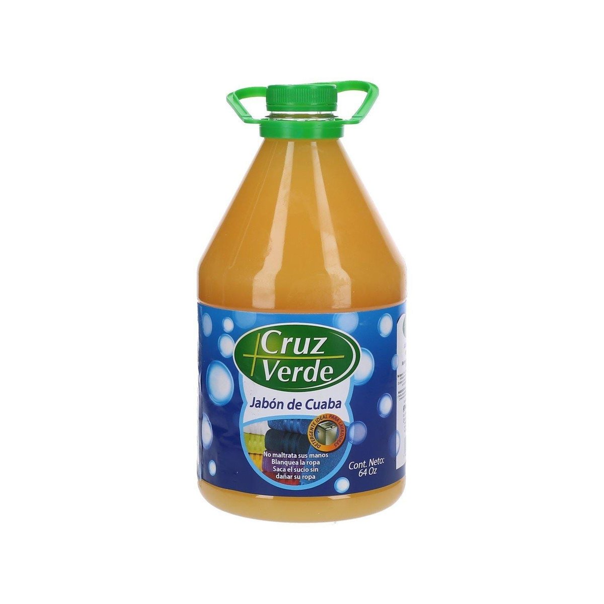 Jabón Líquido De Cuaba Cruz Verde 64Oz