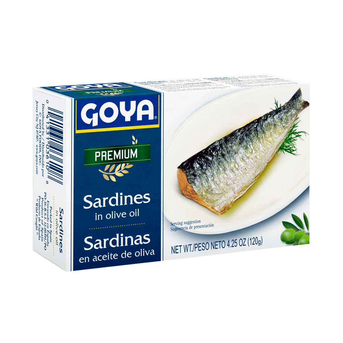 Sardinas Goya En Aceite De Oliva 4.25 Oz
