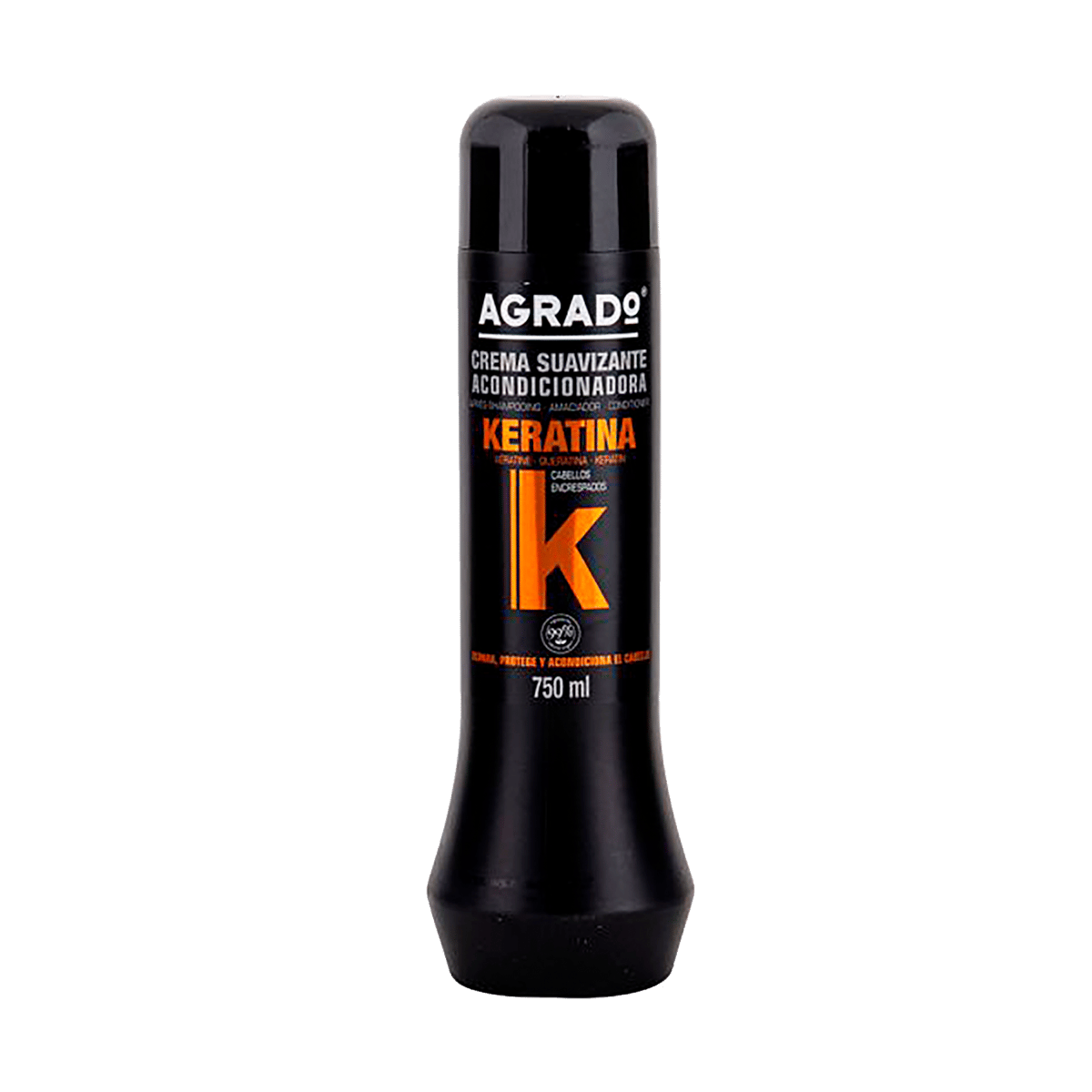 Crema Suavizante Acondicionadora Con Keratina AGRADO 750 ml 