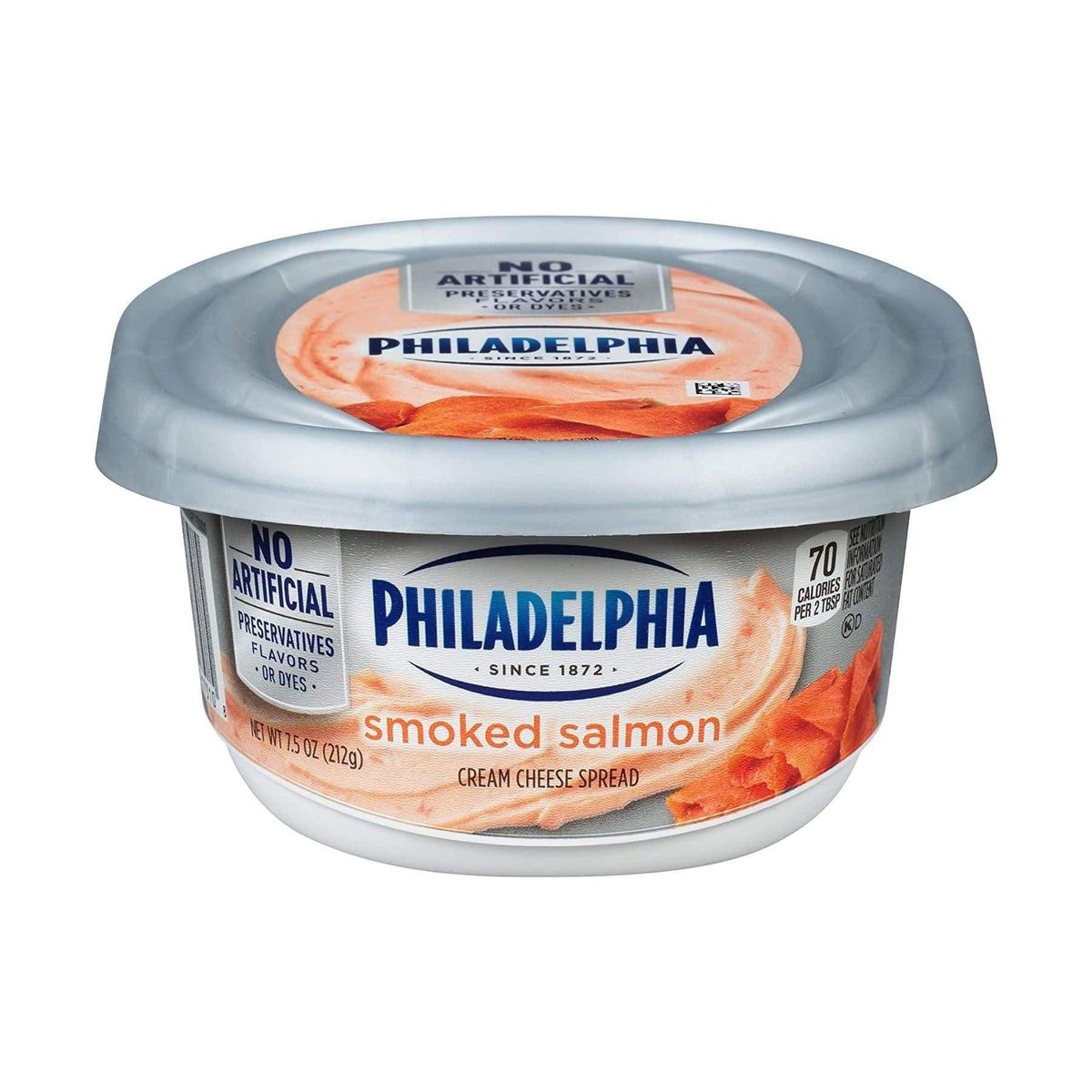 Queso Crema Philadelphia Con Sabor a Salmón 7.5Oz
