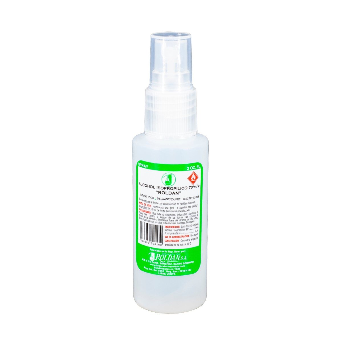 Alcohol Isopropílico Roldan 70º 2 Oz