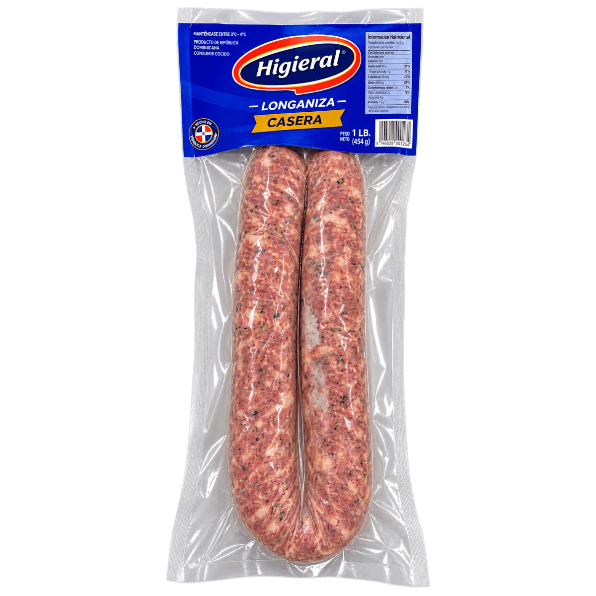 Longaniza Casera Higueral 1 lb
