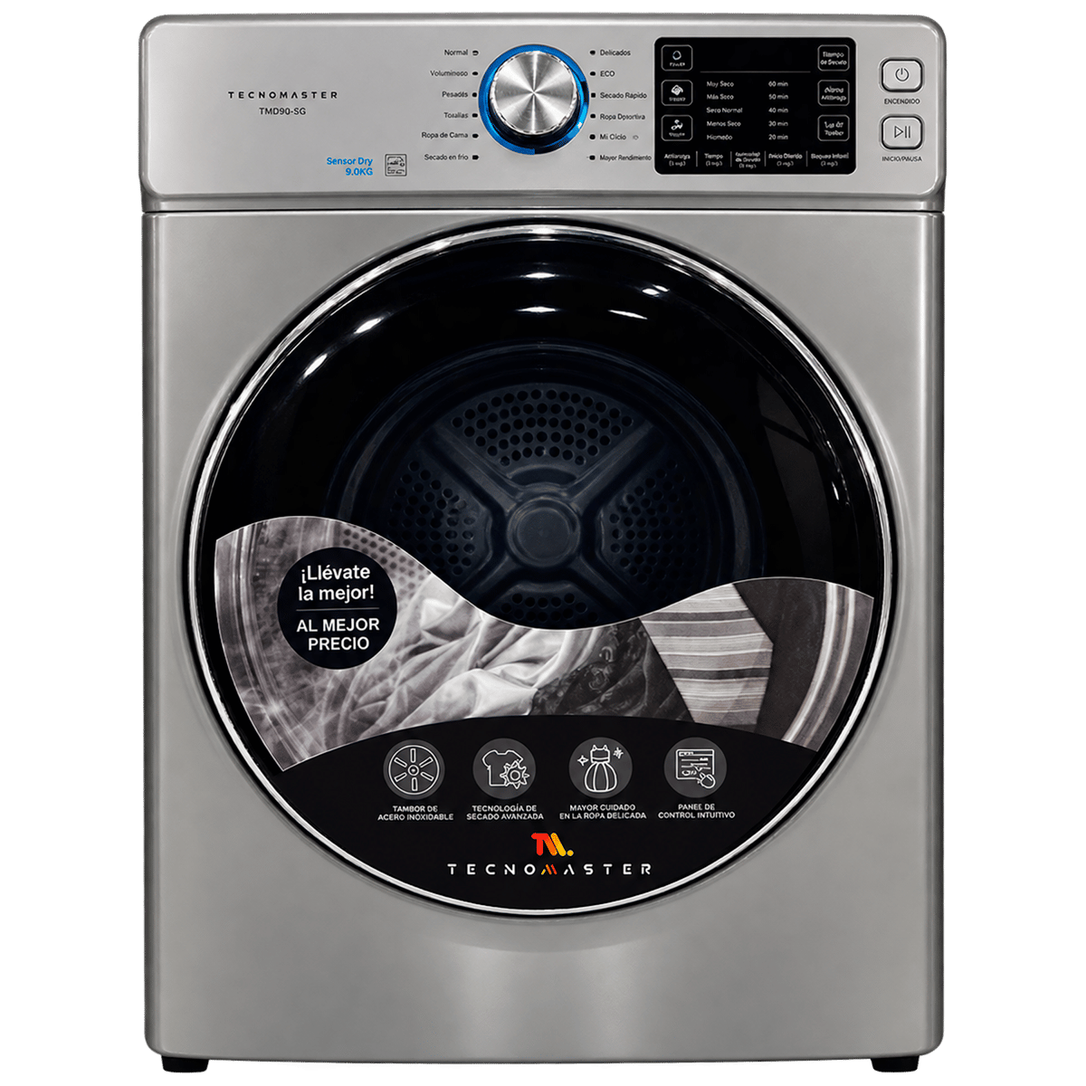 Secadora Eléctrica Tecnomaster de Carga Frontal 21 kg TEMIECF-21S