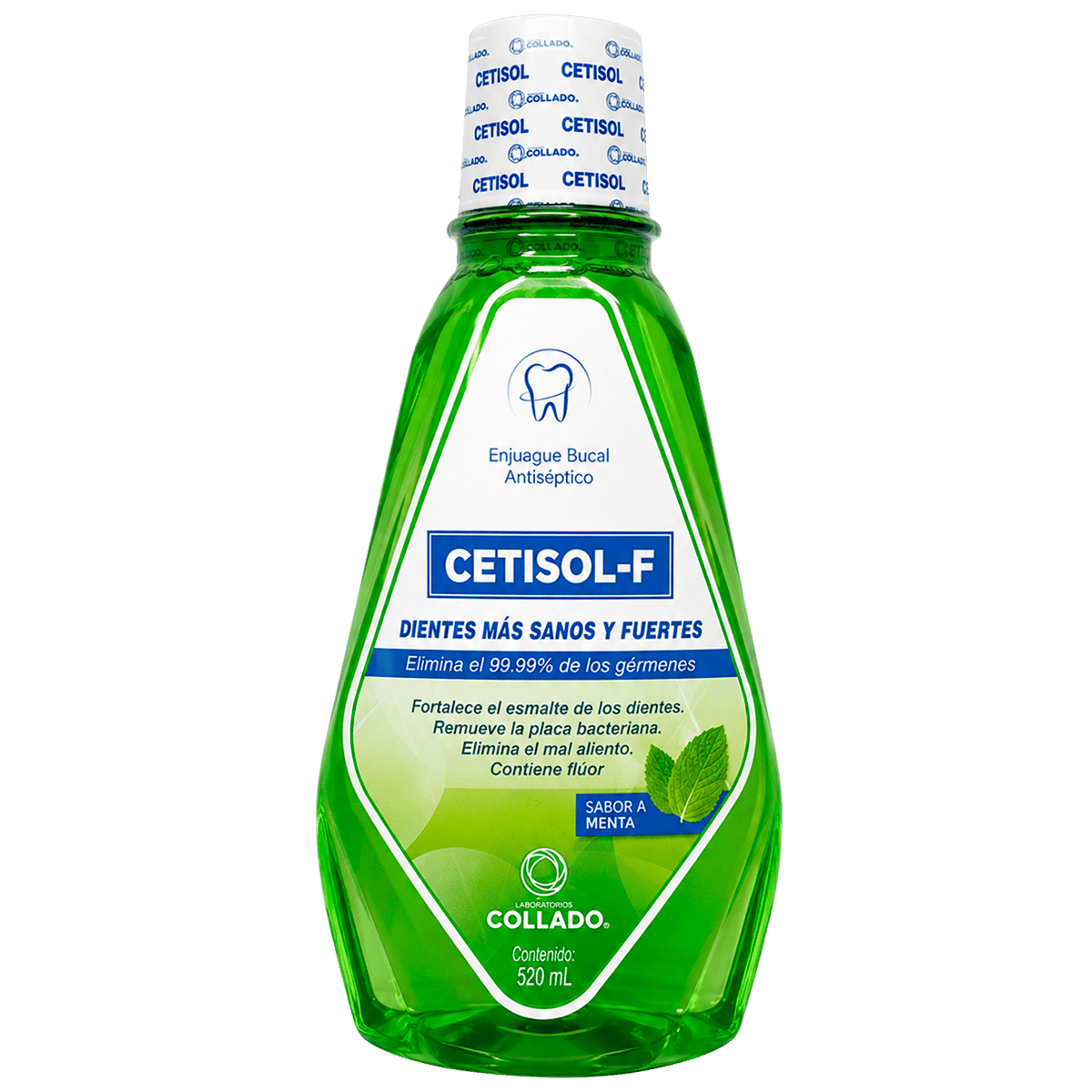 Enjuague Bucal Cetisol-F con Flúor 