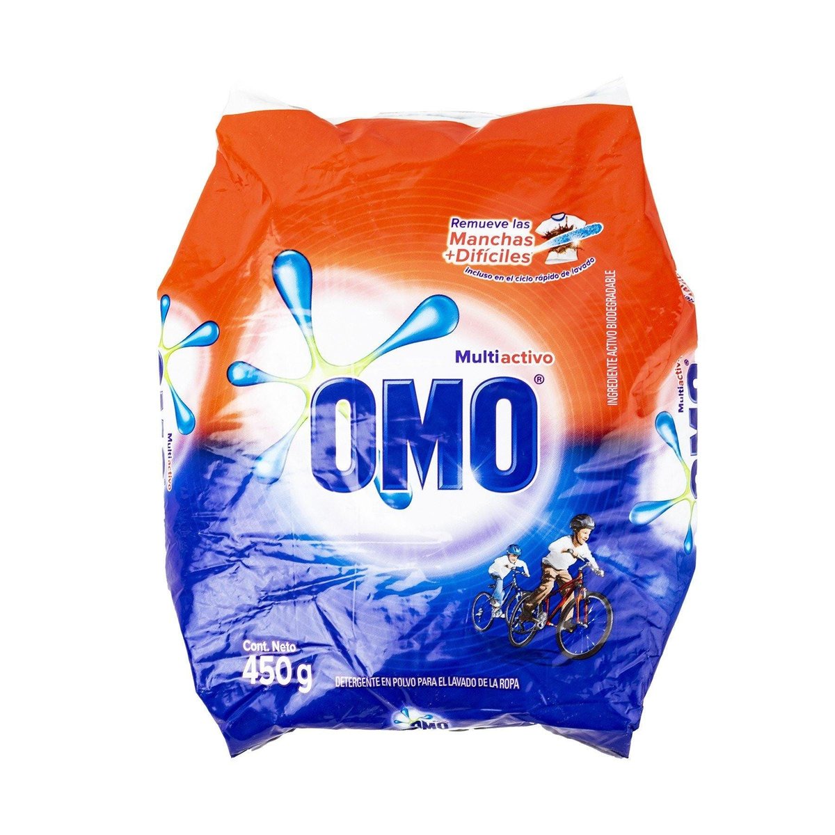 Detergente En Polvo Omo Multiactivo 450 g