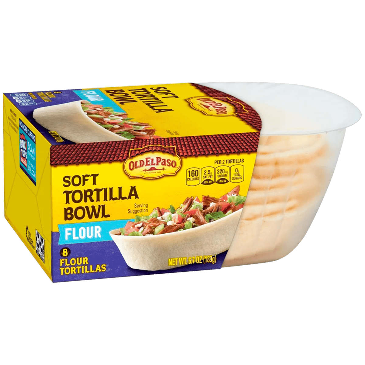Tortillas Bowl Old El Paso para Ensaladas y Tacos 6.7 oz