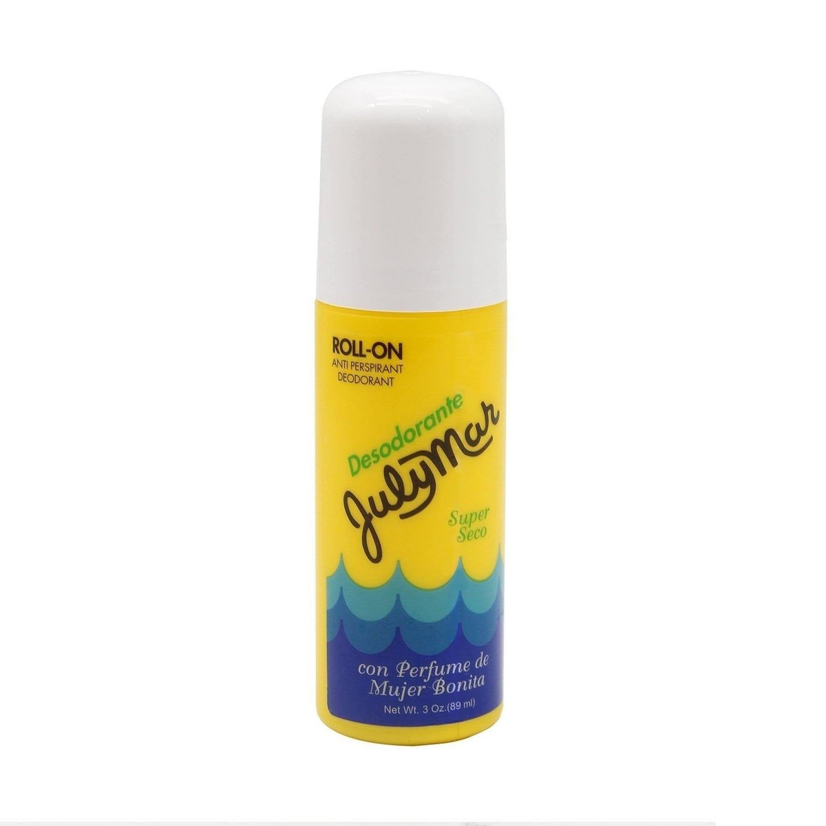 Desodorante Antitranspirante July Mar Roll-On Con Perfume de Mujer Bonita 3 Oz