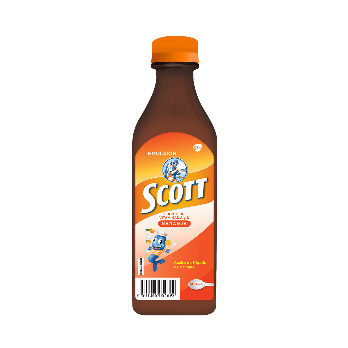 Emulsión de Scott Sabor a Naranja 400ml
