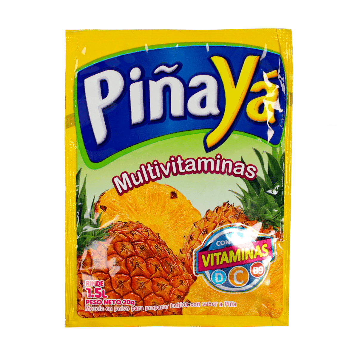 Jugo Yá En Polvo Sabor a Piña 20gr