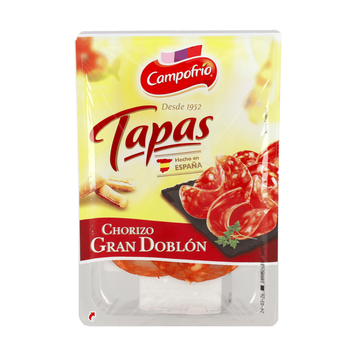 Chorizo Rebanado Gran Doblón  80 g 