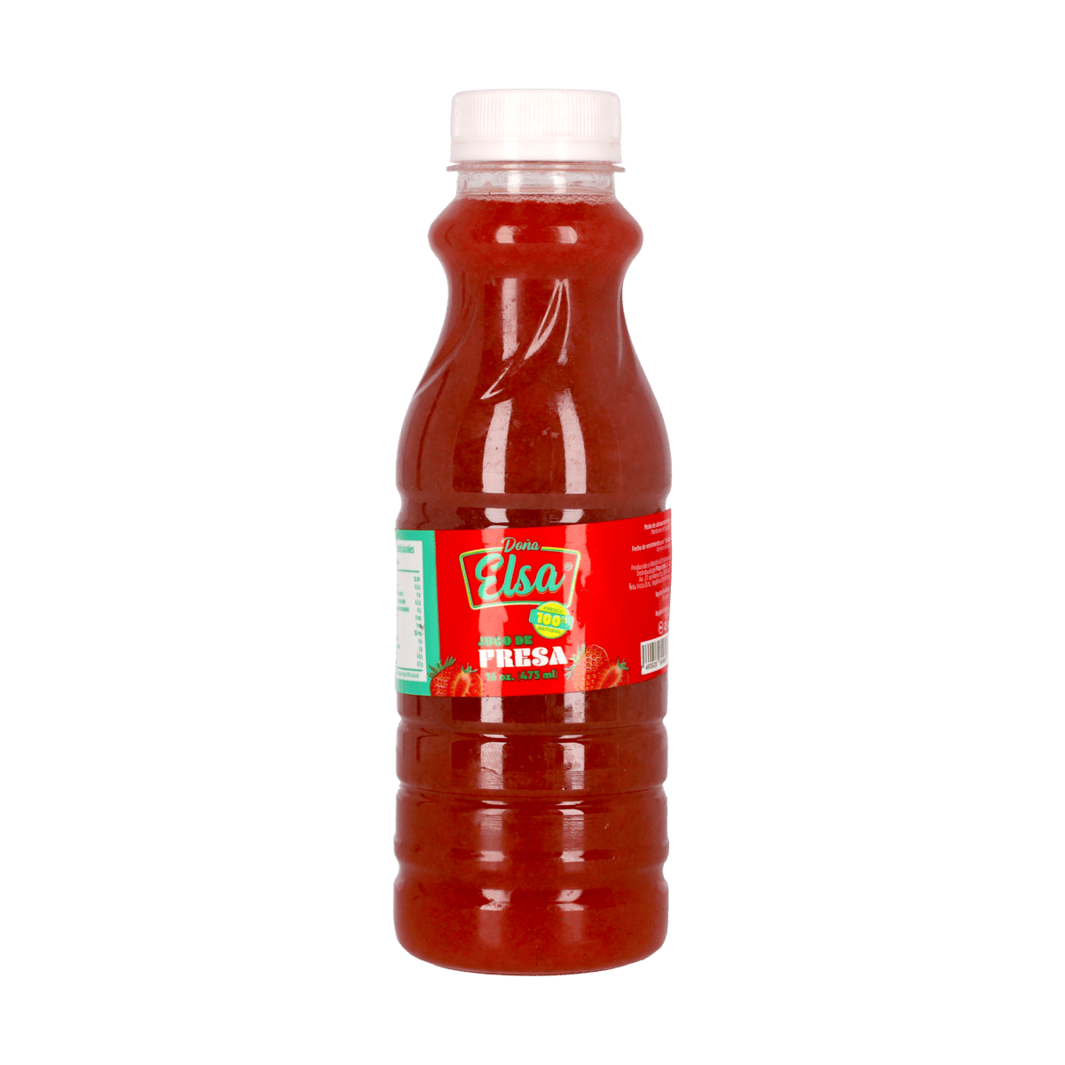 Jugo De Fresa Doña Elsa 16 oz 