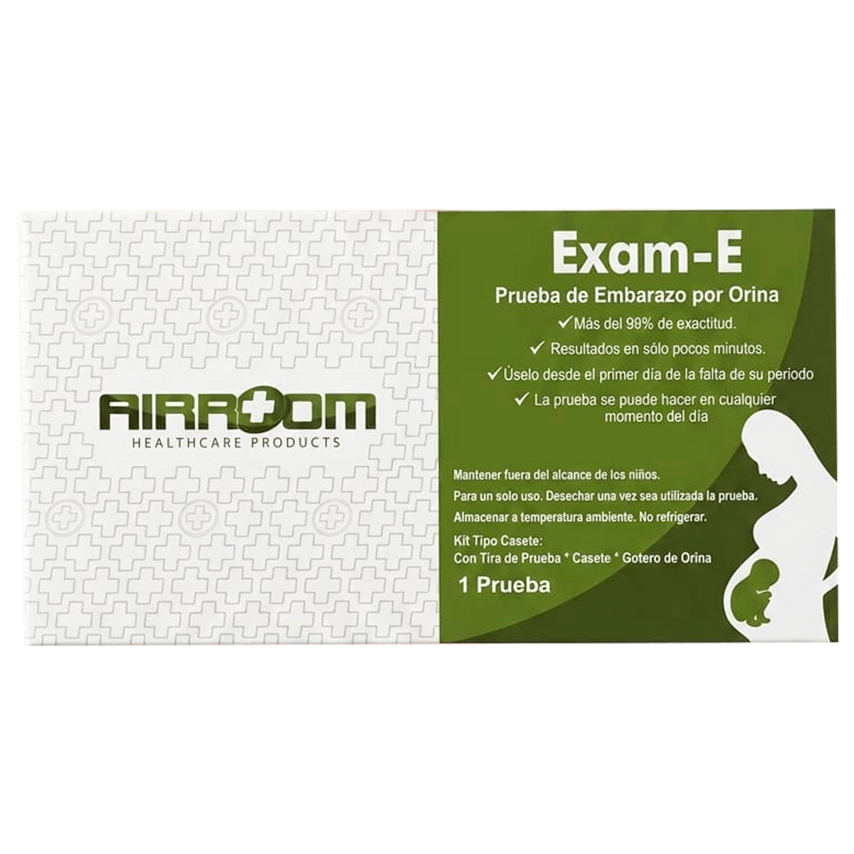Prueba de Embarazo por Orina Airroom Exam-E