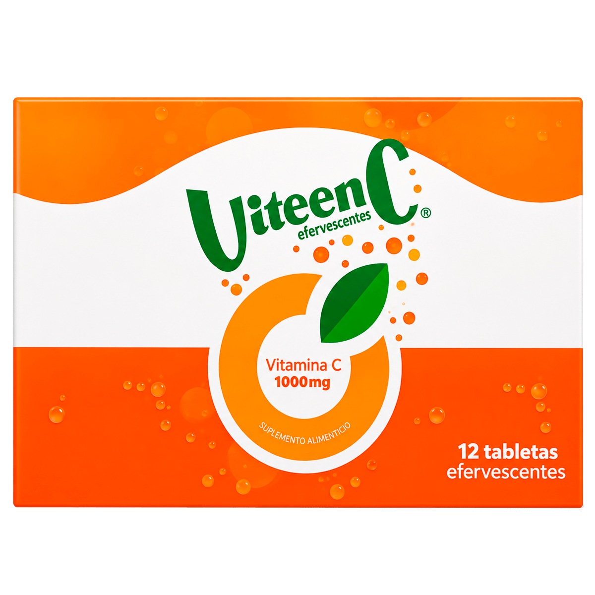 Vitamina C Viteen C 1000 mg Efervescente 12 Tabletas