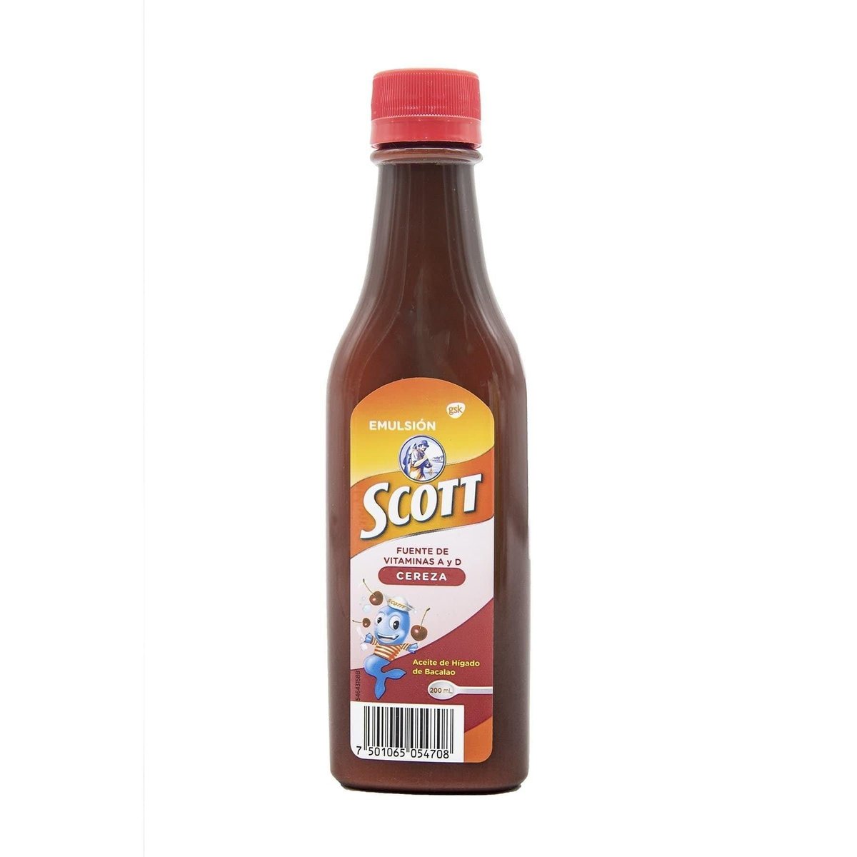 Emulsión Scott Sabor a Cereza 200ml