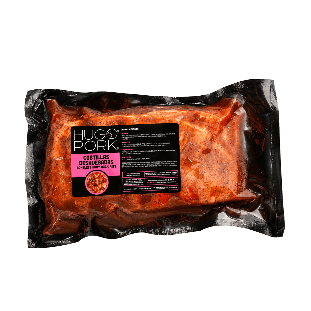 Costillas Deshuesadas Hugo Pork
