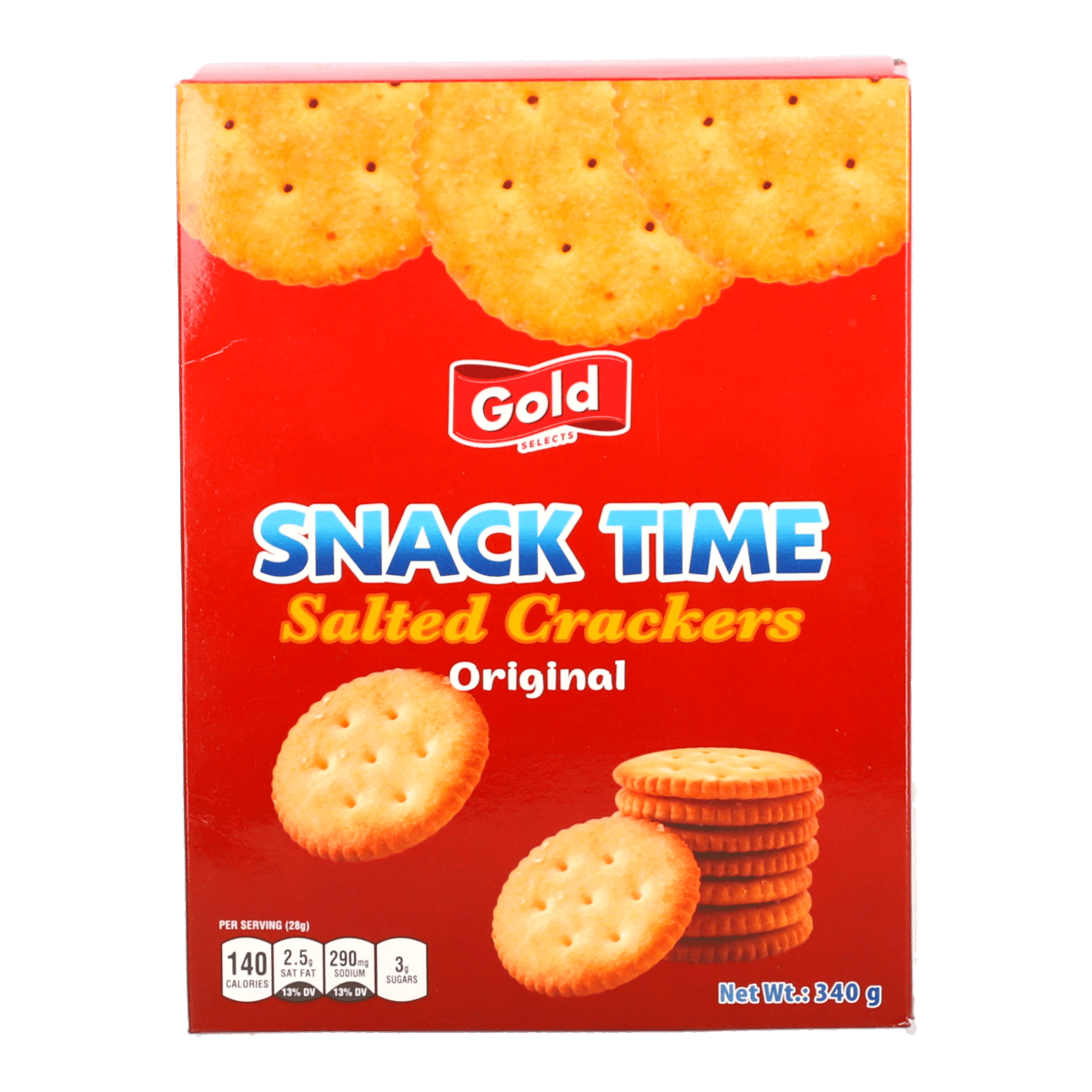 Galletas Saladas Snack Time Gold 340 g