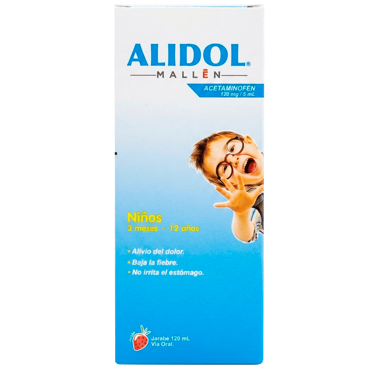 Acetaminofén Para Niños en Jarabe ALIDOL 120 mL