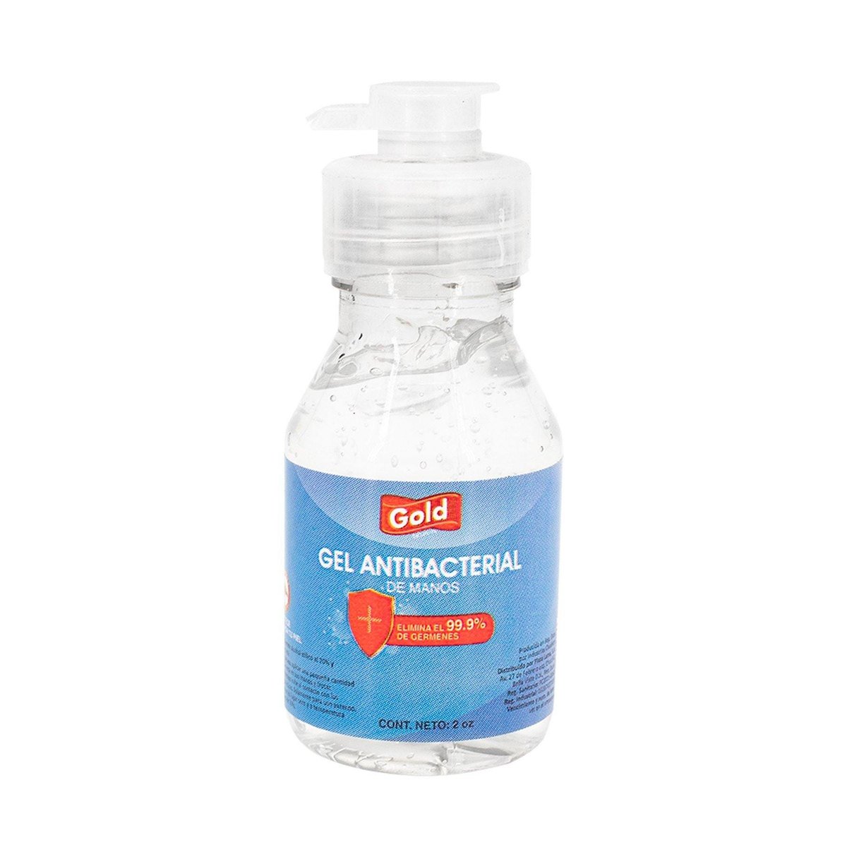 Gold Gel Antibacterial De Manos 2 Oz