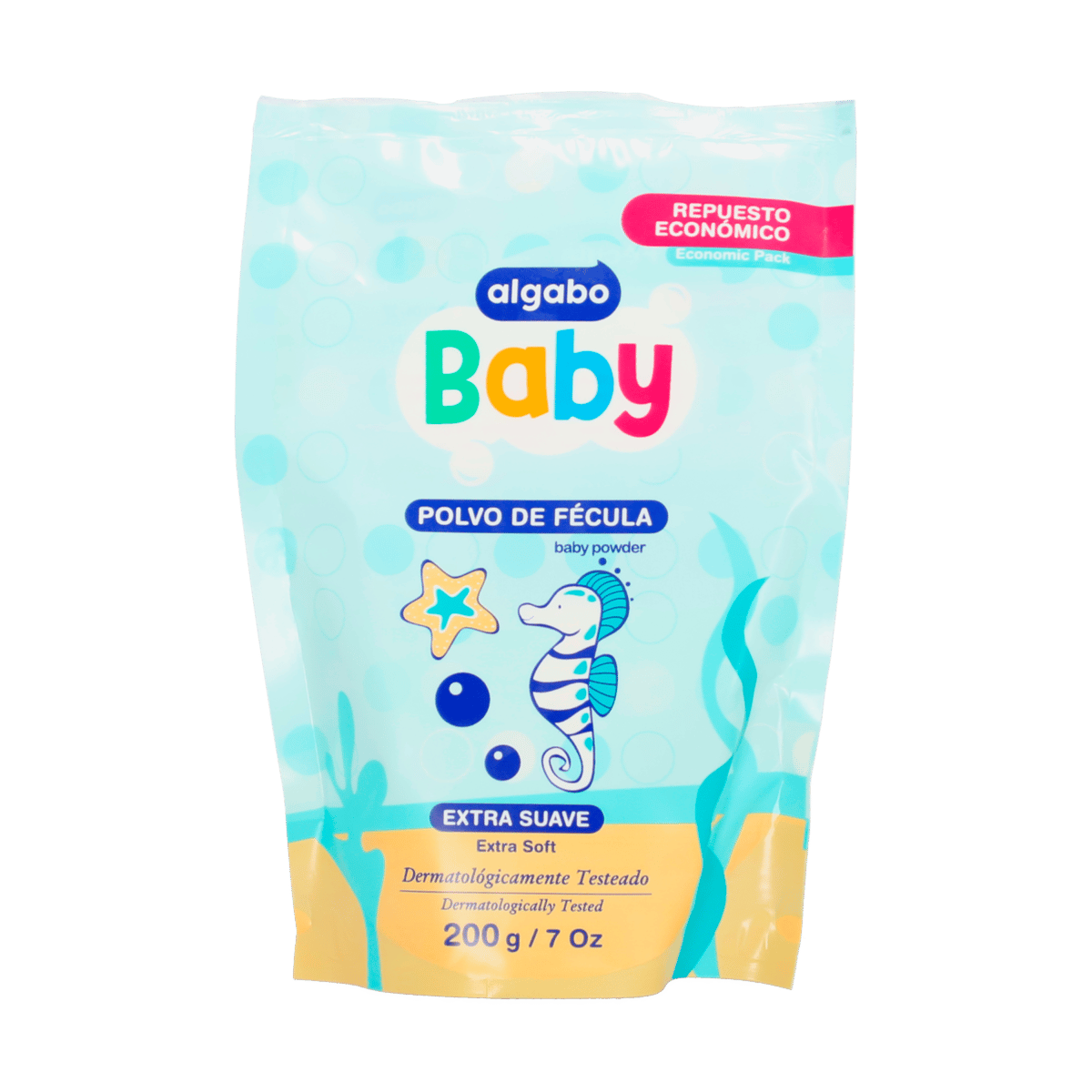 Polvo De Fécula Algabo Baby Extra Suave 200g