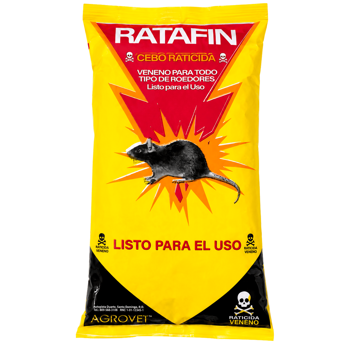 Raticida Ratafin 4 Unidades