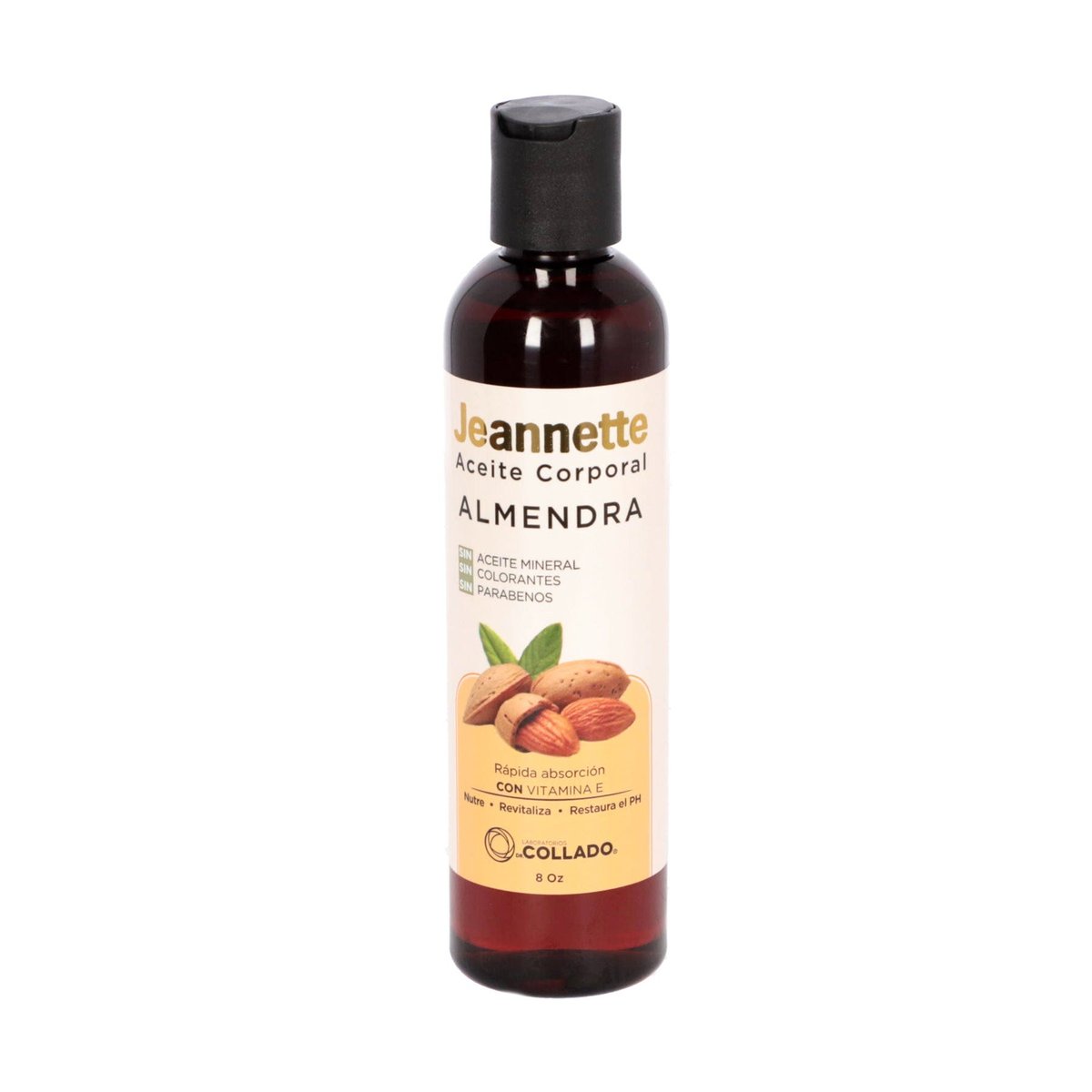 Aceite Corporal De Almendra Jeannette Con Vitamina E 8 Oz