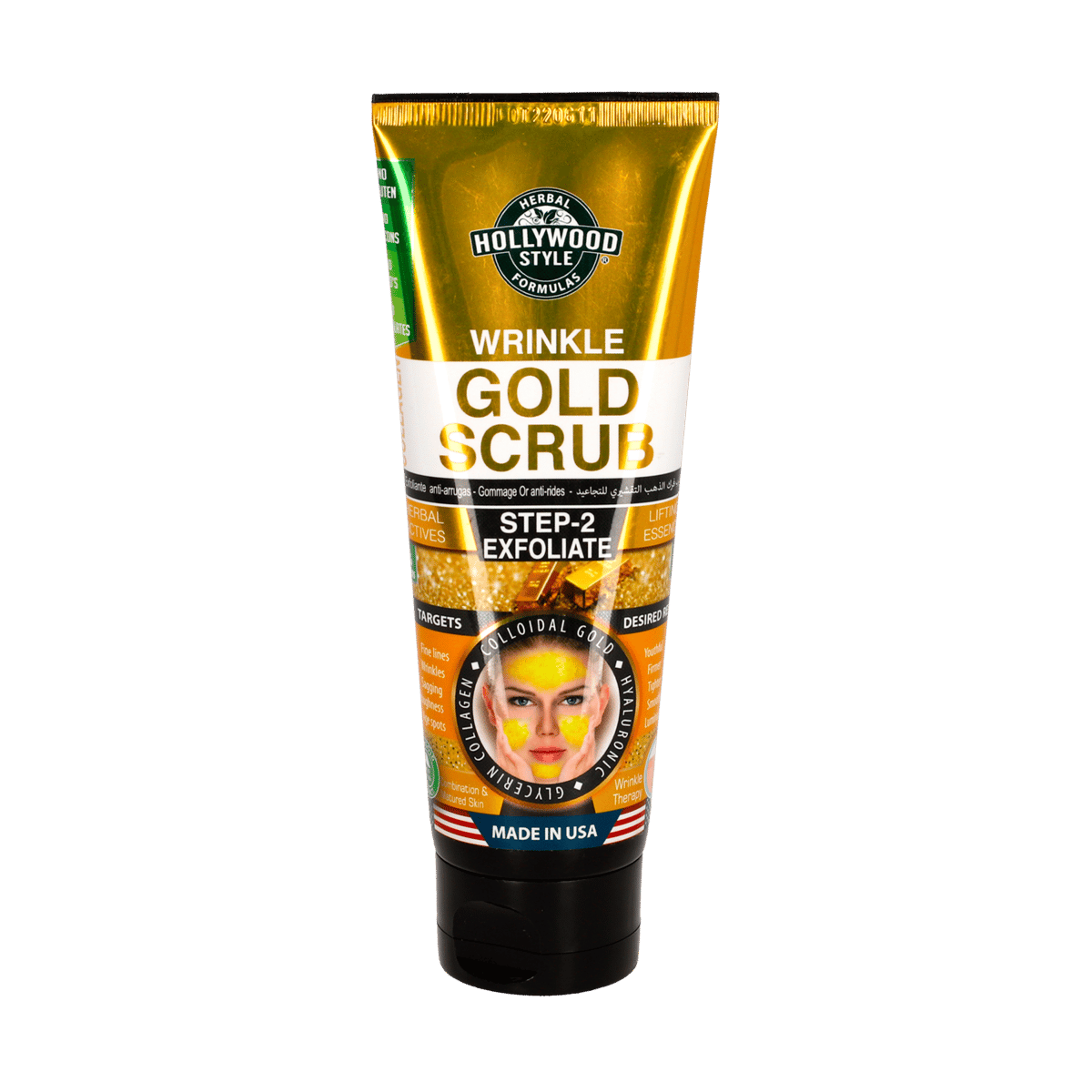 Exfoliante Facial Oro Anti-arrugas Hollywood Style 100ml
