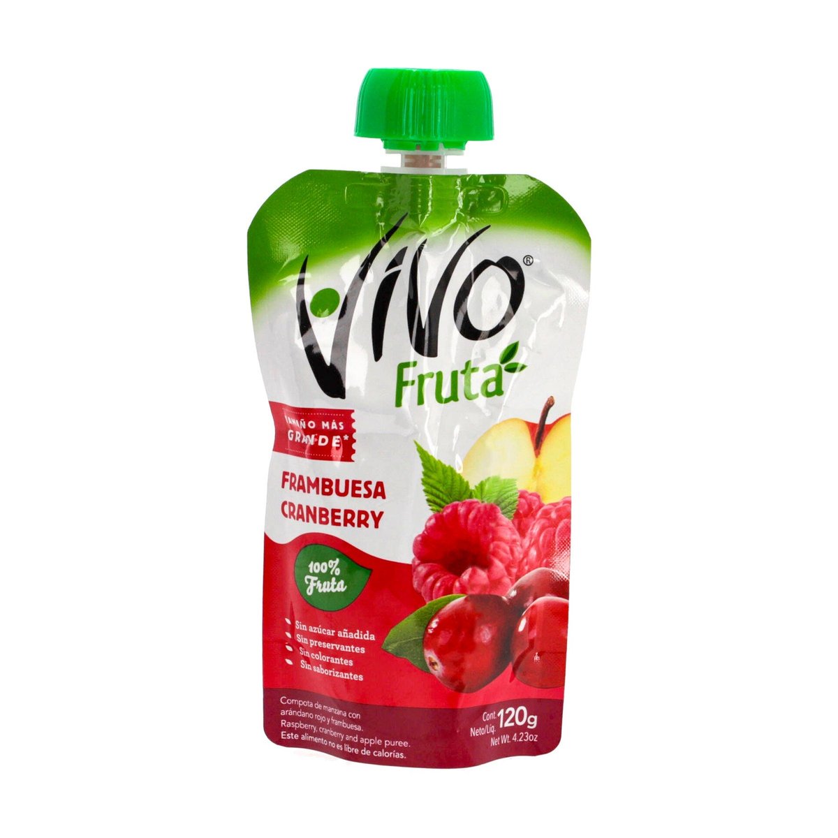 Compota Vivo De Frambuesa 120gr