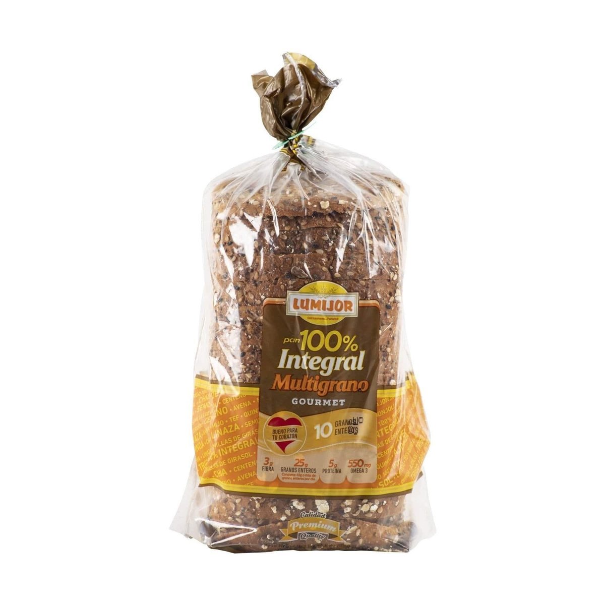 Pan 100% Integral Multigrano Gourmet Lumijor