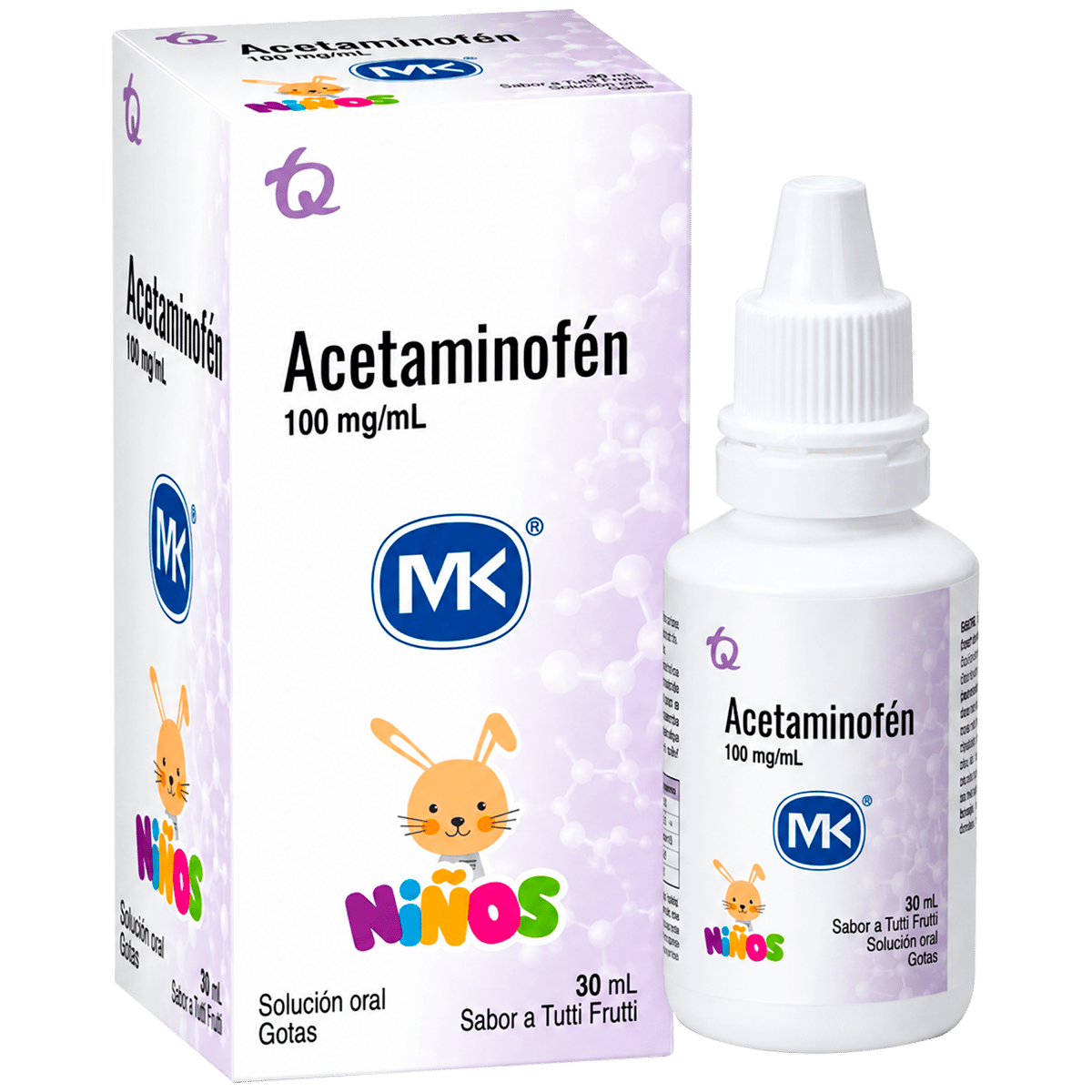 Acetaminofén MK para Niños en Gotas 30 mL