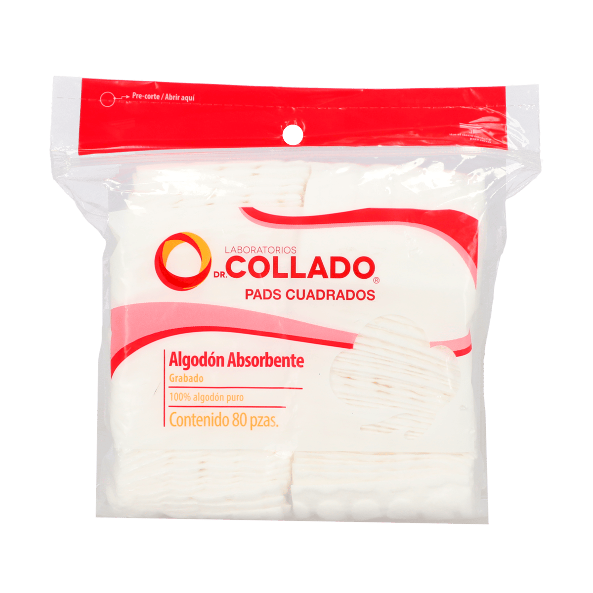 Algodón Absorbente Dr. Collado Pads 80 Unidades 